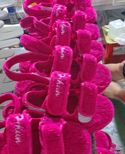 Velcro Fur Sandals Women's Plus Size Small Fragrance Warm Sandals