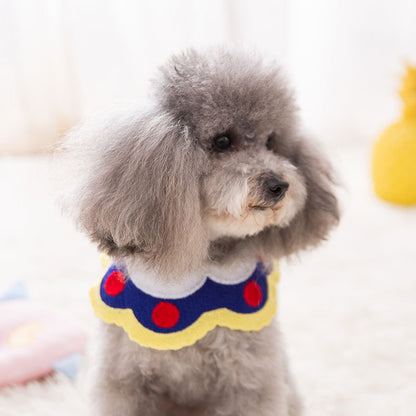 Pet dog cat saliva towel scarf