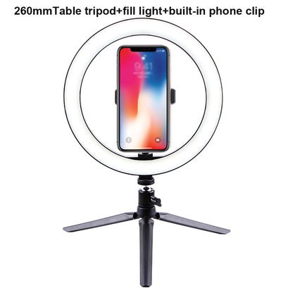 26cm LED Ring Light with Tripod Stand & Phone Clip - Professional Studio Lighting for Photography, Video & Live Streaming