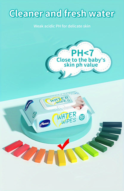 160-960 Count Baby Wet Wipes 99.9% EDI Pure Water No Fluorescent Agent Zero Additives For Sensitive Skin Newborn Can Use Aloe Vera Extrat Take Care Of Baby Skin Clean Baby Hand & Mouth Water Wipes Kids Cleansing Wipes Large P