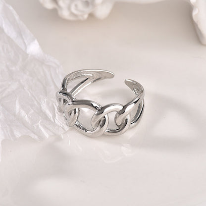 Exaggerated Bundy Net Celebrity Niche Design Index Finger Ring