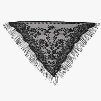 Jacquard Border Casual Shawl For Women