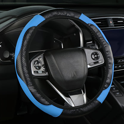 1pc Car Steering Wheel Cover, Universal 38.1 Cm Anti-Slip Car Steering Wheel Protector Cover Car Decor Accessories, No Inner Ring