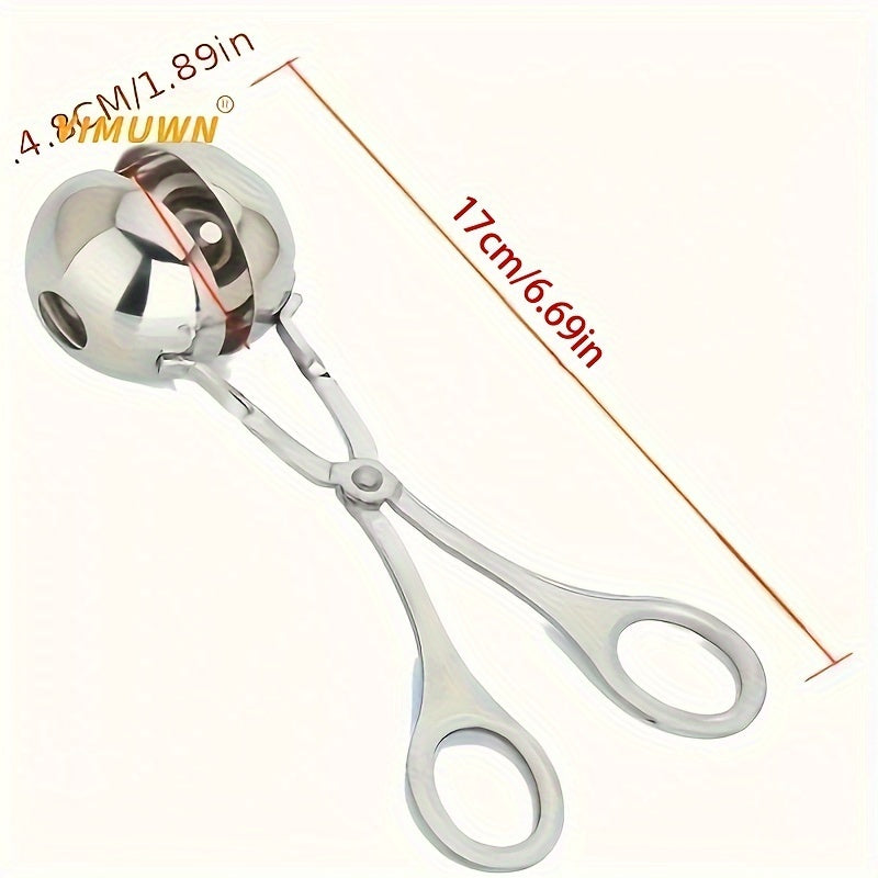 1pc, Stainless Steel Meatball and Fish Ball Maker - Easy and Healthy Cooking Solution for Homemade Meals Kitchen Accessories