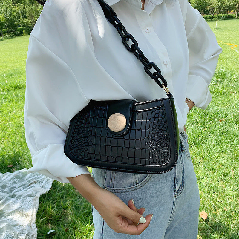 Fashion all-match one-shoulder armpit bag