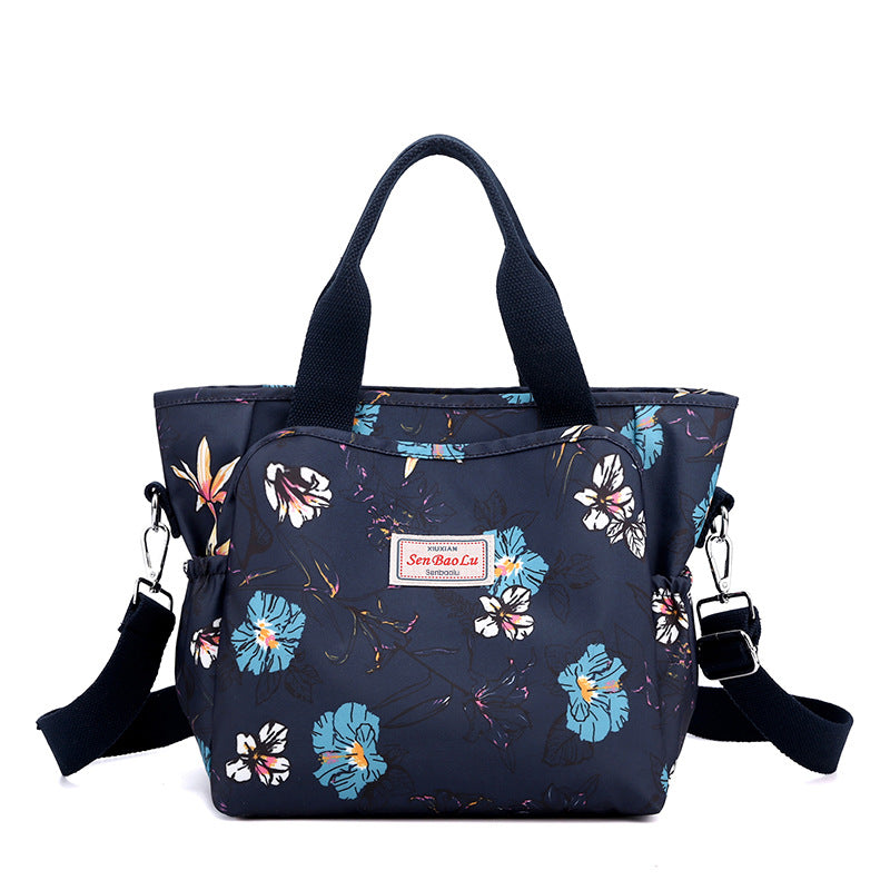 Women's Nylon Printed Crossbody Shoulder Bag