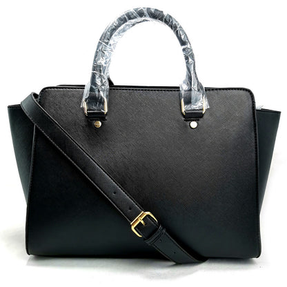 Smiley cross pattern shoulder bag
