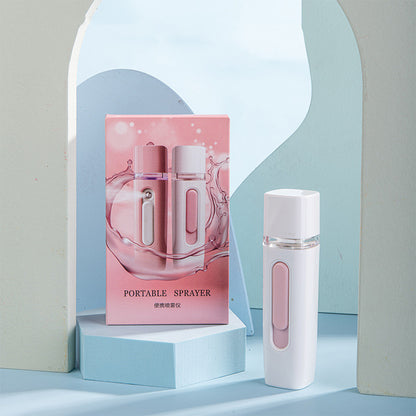 Wiederaufladbares Wasserauffüllgerät für Zuhause: Dampf-Gesichtsspray