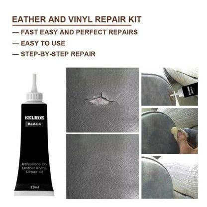 Leather repair paste