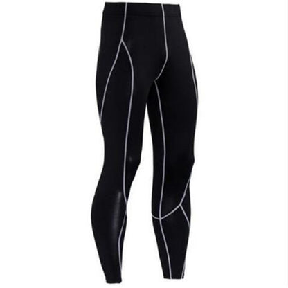 Summer Men's Blackout Compression Tight Fitting Pants