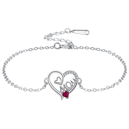 Mother's Day Bracelet Female Heart-shaped MOM Bracelet Gift For MOM