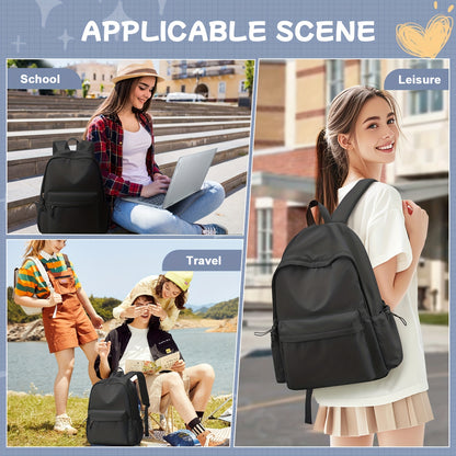 Premium Lightweight Laptop Backpack - Casual School & Work Bag for Men & Women