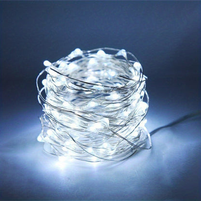 1pc String Lights Suitable for Bedroom, Party, Wedding, Christmas and Halloween Decoration Light 50/100LED