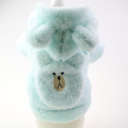 Dog Plush Embroidered Two-legged Plush Sweater
