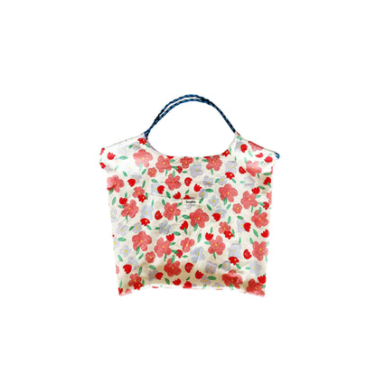 Large Capacity Hand Shoulder Bag Drawstring Floral