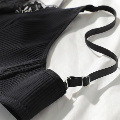Spicy Girl Deep V Backless Low-cut Triangle Cup Unlined