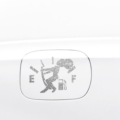 Cartoon Shiny African Woman Automobile Sticker