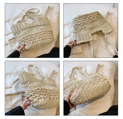 Fashion Woven Shoulder Bag Casual All-match Tote