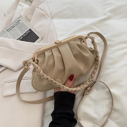 Messenger Bag Solid Color Simple One-shoulder Messenger Small Square Bag