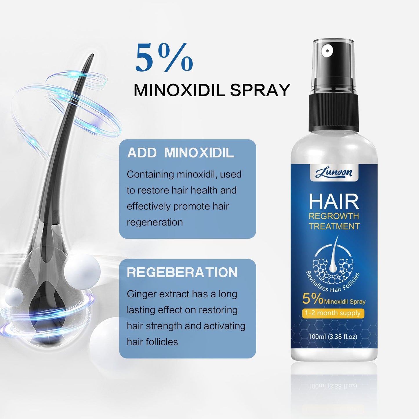 Haarpflegelösung für weiches und festes Haar – Nährstoffversorgung