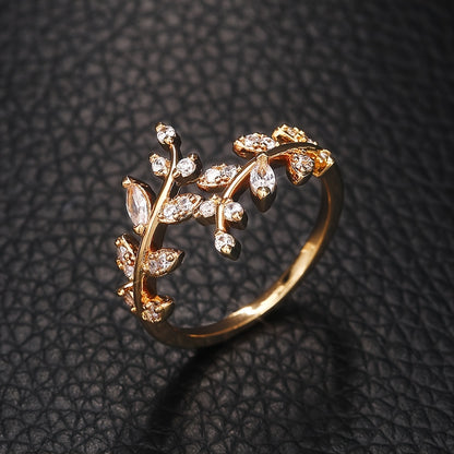 [Vine Style Stylish Ring] Stylish and Trendy Vine Style Ring, Elegant and Charming Ladies Ring, Ladies Ring Ornament