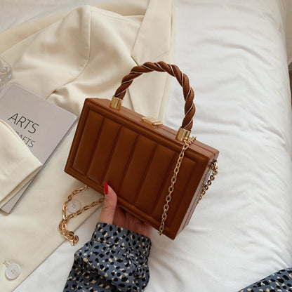 Crossbody Small Square Bag Wild Twist Single Shoulder Bag