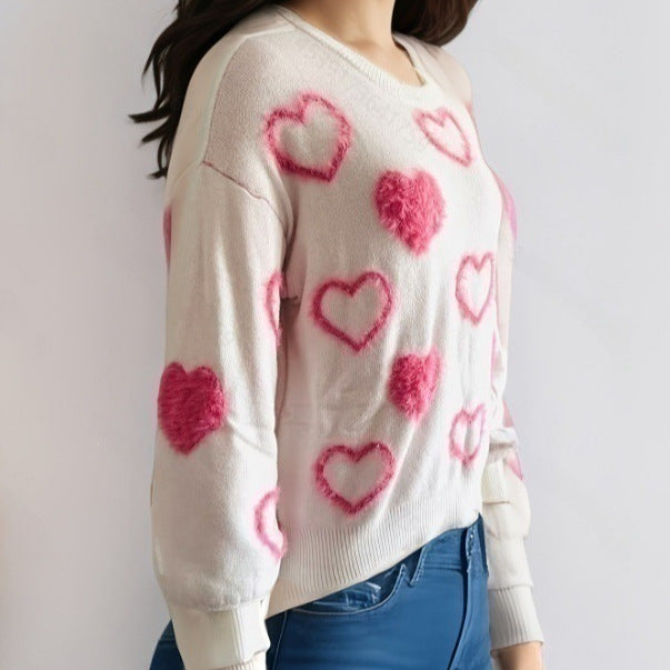 Embroidered Knitwear Crew-neck Pullover