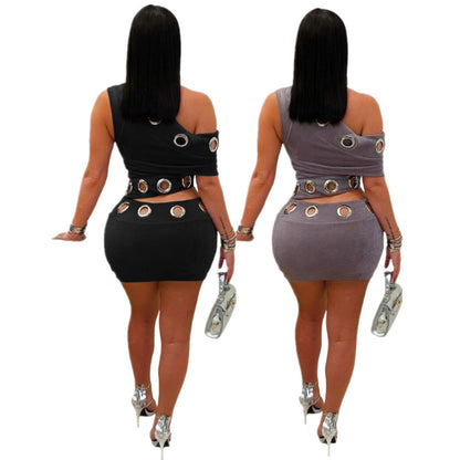 Women's Top And Pencil Skirt Two-piece Set