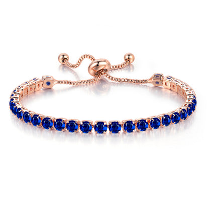 European And American Crystal Bracelet Light Luxury Micro Inlaid Zircon