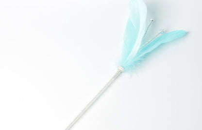 Long feather with bell