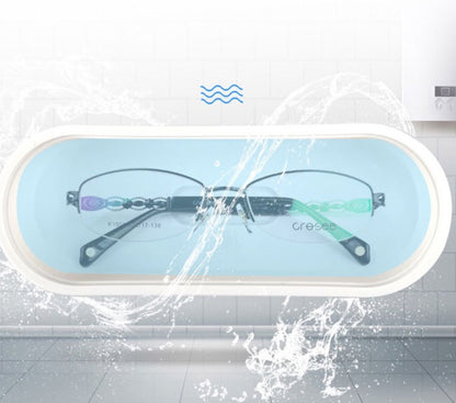 Professional Ultrasonic Jewelry Cleaner - Eyeglasses, Watches & Rings Cleaning Machine