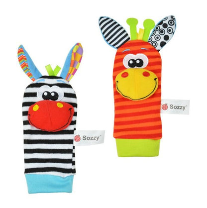 Baby Infant Toy Soft Socks Handbells