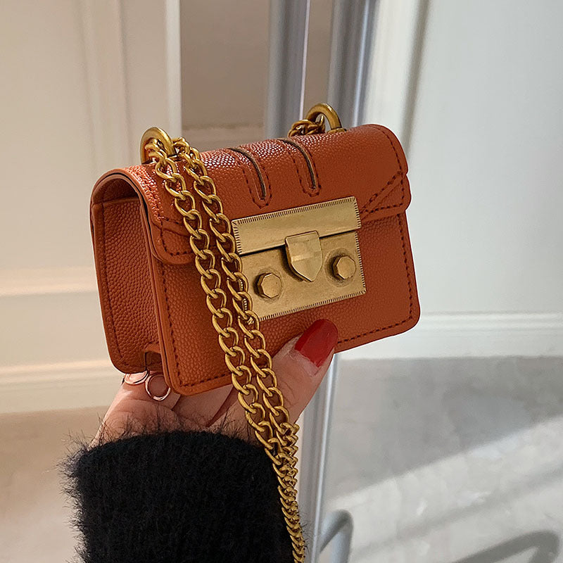 Women's Fashion All-match Ins Mini Chain Messenger Small Square Bag
