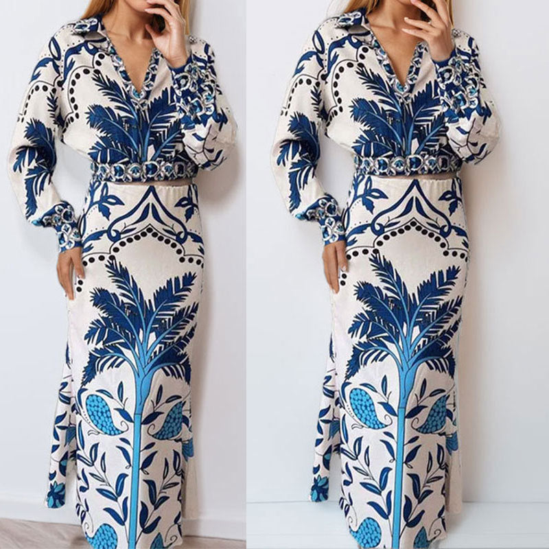 Flower Early Spring Idle Style Casual Fashion Set