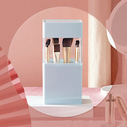Inverted Makeup Brush Storage Bucket Dressing Table Eyeliner Powder Brush Eyebrow Pencil Lipstick Storage Box