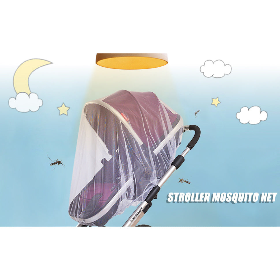 Premium Baby Stroller Mosquito Net - Universal Fit Bug Protection for Strollers, Bassinets & Cribs