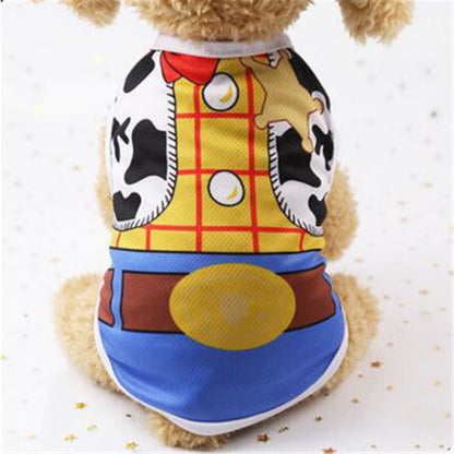 Cartoon Print Cotton Puppy T-Shirt