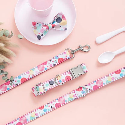 Custom Lettering Dog Collar Print Personality Suit
