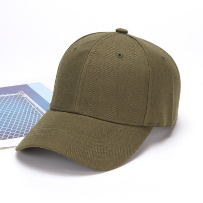 Premium Men's Baseball Cap - Classic Solid Color Adjustable Sports Hat