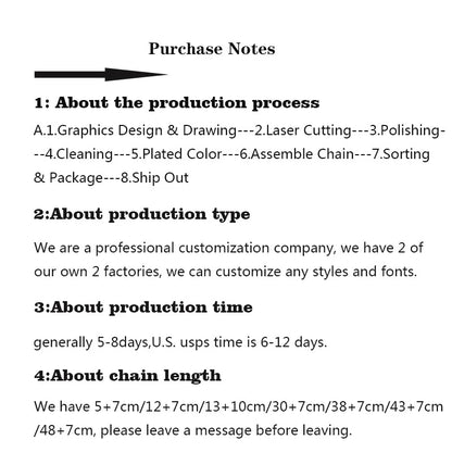 Stainless Steel Mother's Day Gift Female Jewelry English Letter Hand-painted Necklace