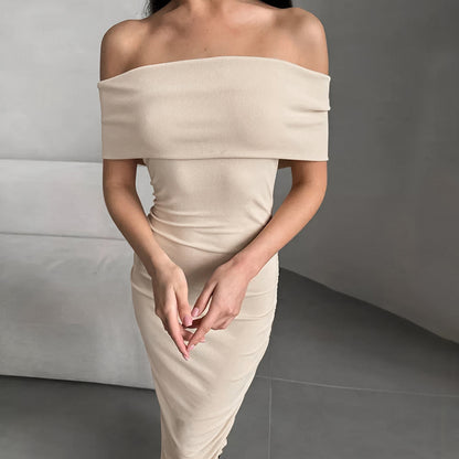 Warm Thermal Fleece Base-layer Tight-fitting Hip-hugging Long Skirt