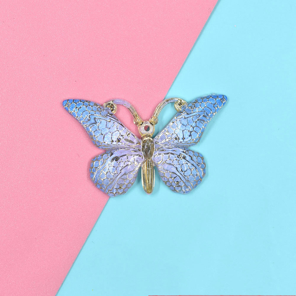 Schmetterlingsaccessoires DIY Handgefertigter Schmuck Tropfenkleber Handyhüllenaufnäher