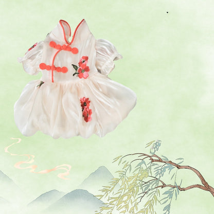 Cat Hanfu Clothes Pet Summer Thin Section