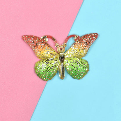 Schmetterlingsaccessoires DIY Handgefertigter Schmuck Tropfenkleber Handyhüllenaufnäher