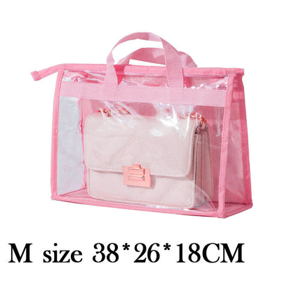 Bag Dust Bag Wardrobe Hanging Bag Storage Bag Pvc Transparent Waterproof Leather Bag Protection Storage Hanging Bag