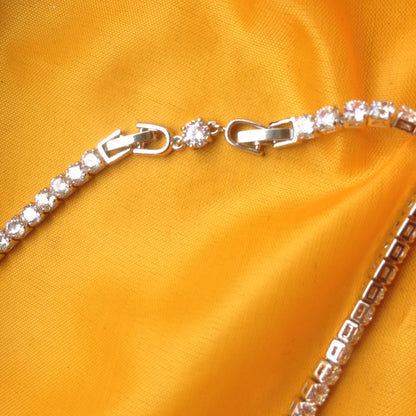 Joker bracelet necklace extended chain plated real platinum zircon 3cm lengthened first jewelry button accessories factory outlet