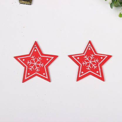 Creative wooden Christmas gift ornaments