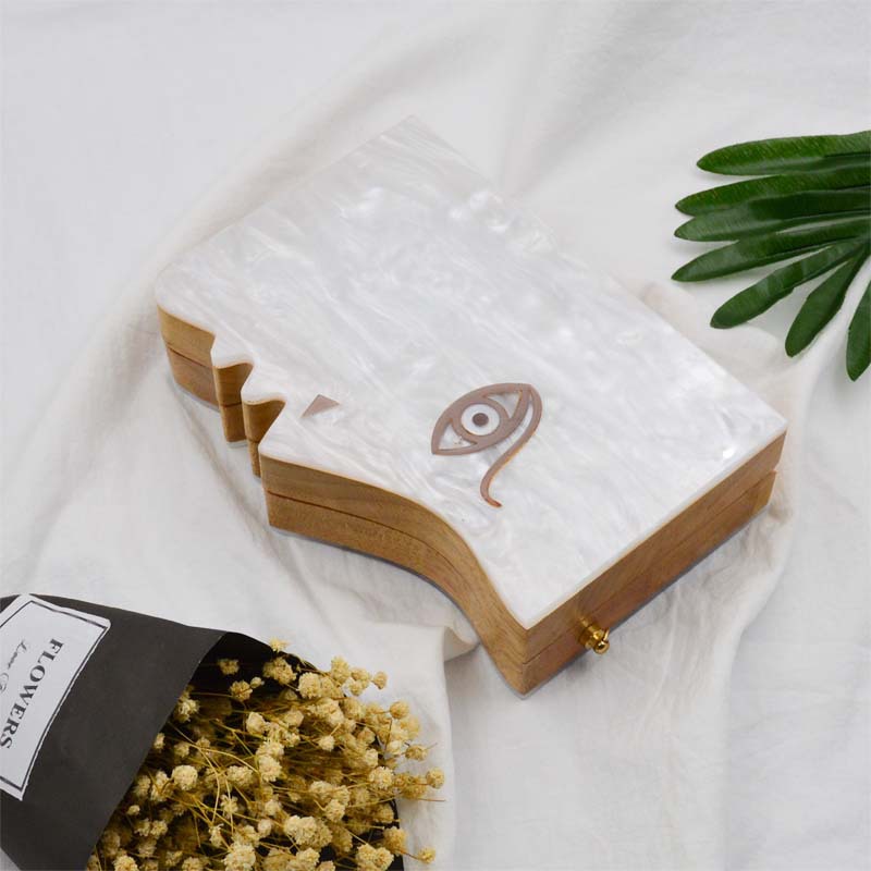 One-shoulder Diagonal Evening Bag