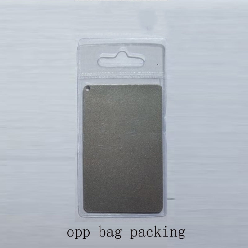 Sharpening Made Easy 2-Sided Credit Card Artificial Diamond File with 600 Fine & 1000 Extra Fine Grits - Perfect for Knives, Chisels, Router Bits, Saw Blades & Scissors!