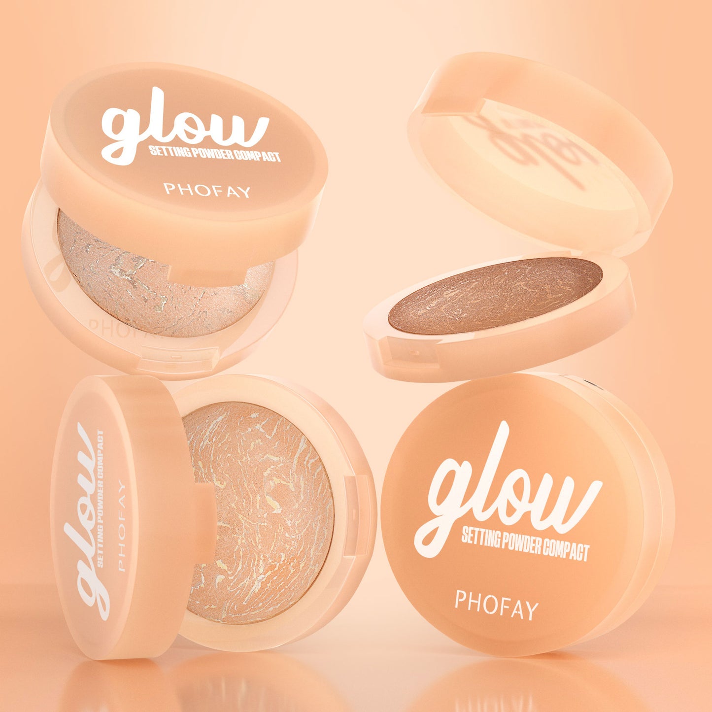 PHFOAY Baking Setting Powder Compact
